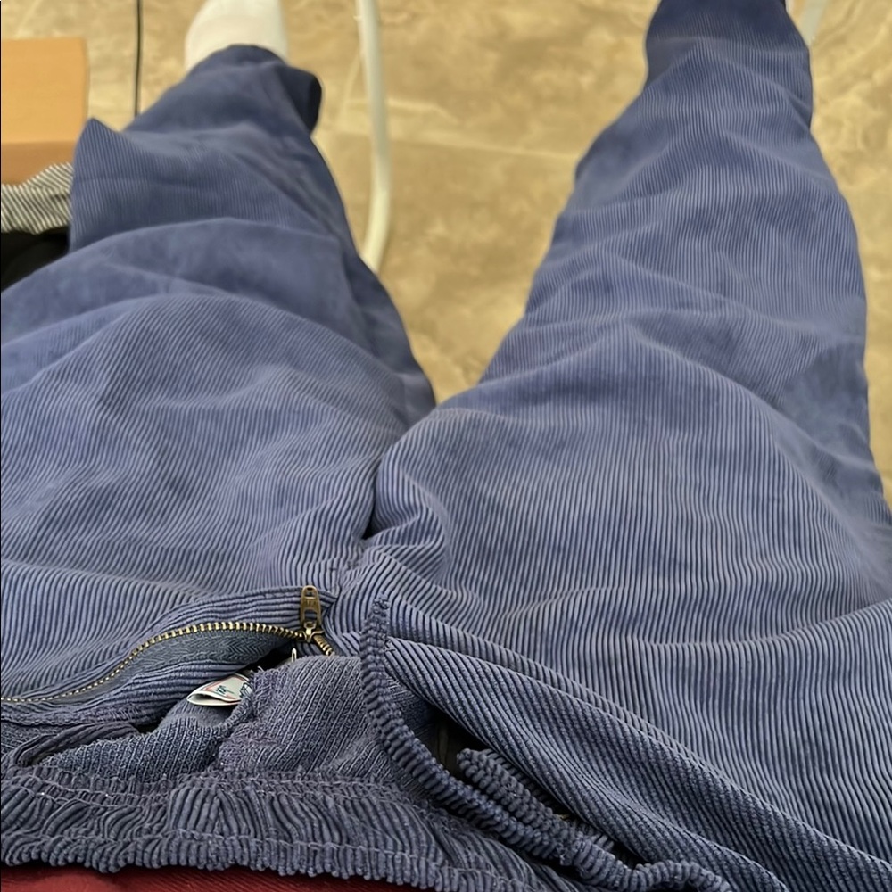 Blue Corduroy Pants